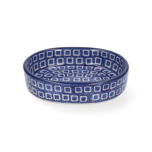 Schaal Plat Ovaal Klein - Blue Diamond