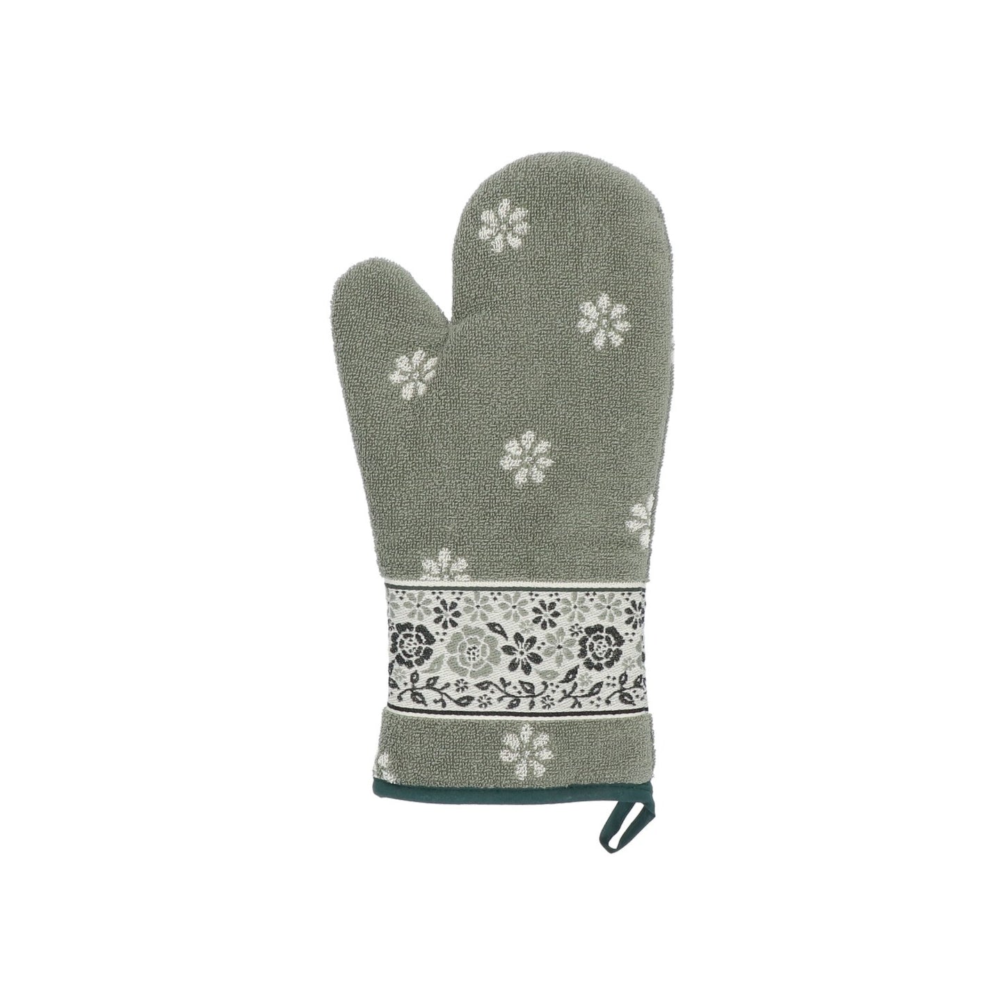 Ovenhandschoen Belle Fleur Donkergroen CE