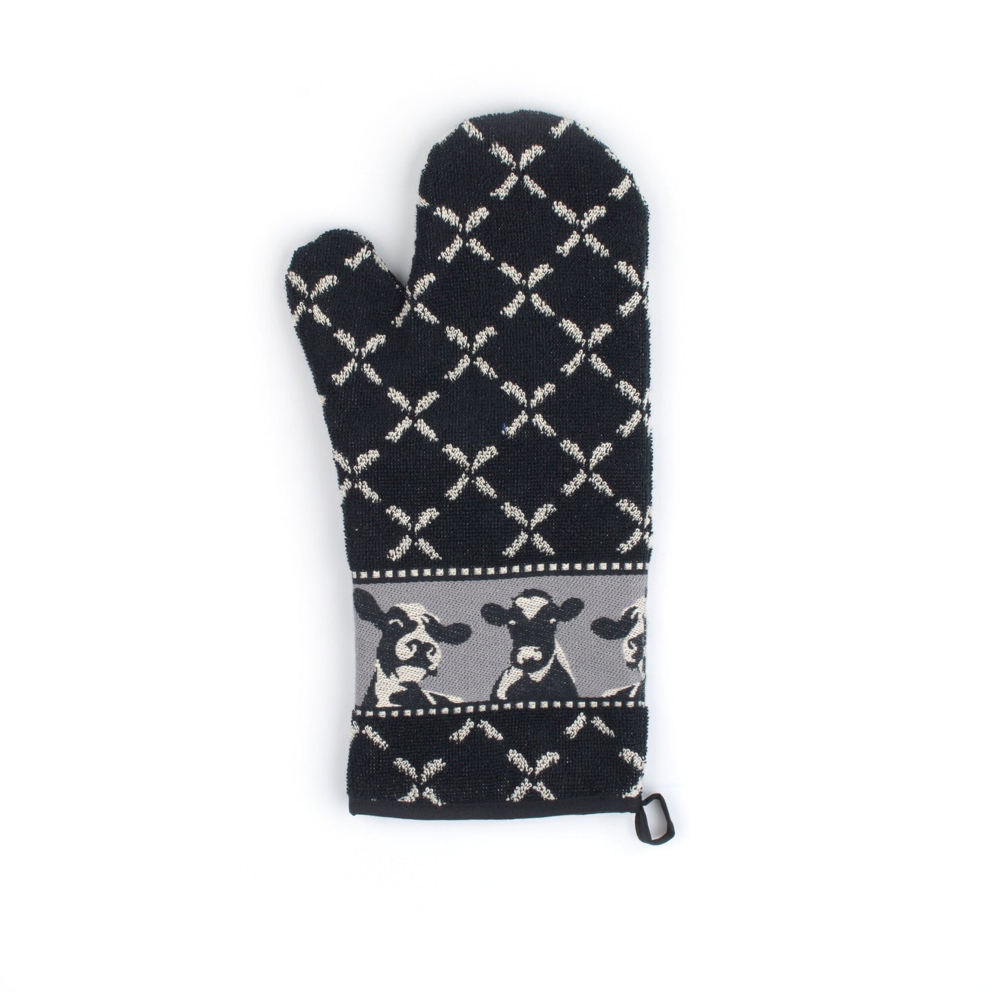 Ovenhandschoen Koe Zwart CE