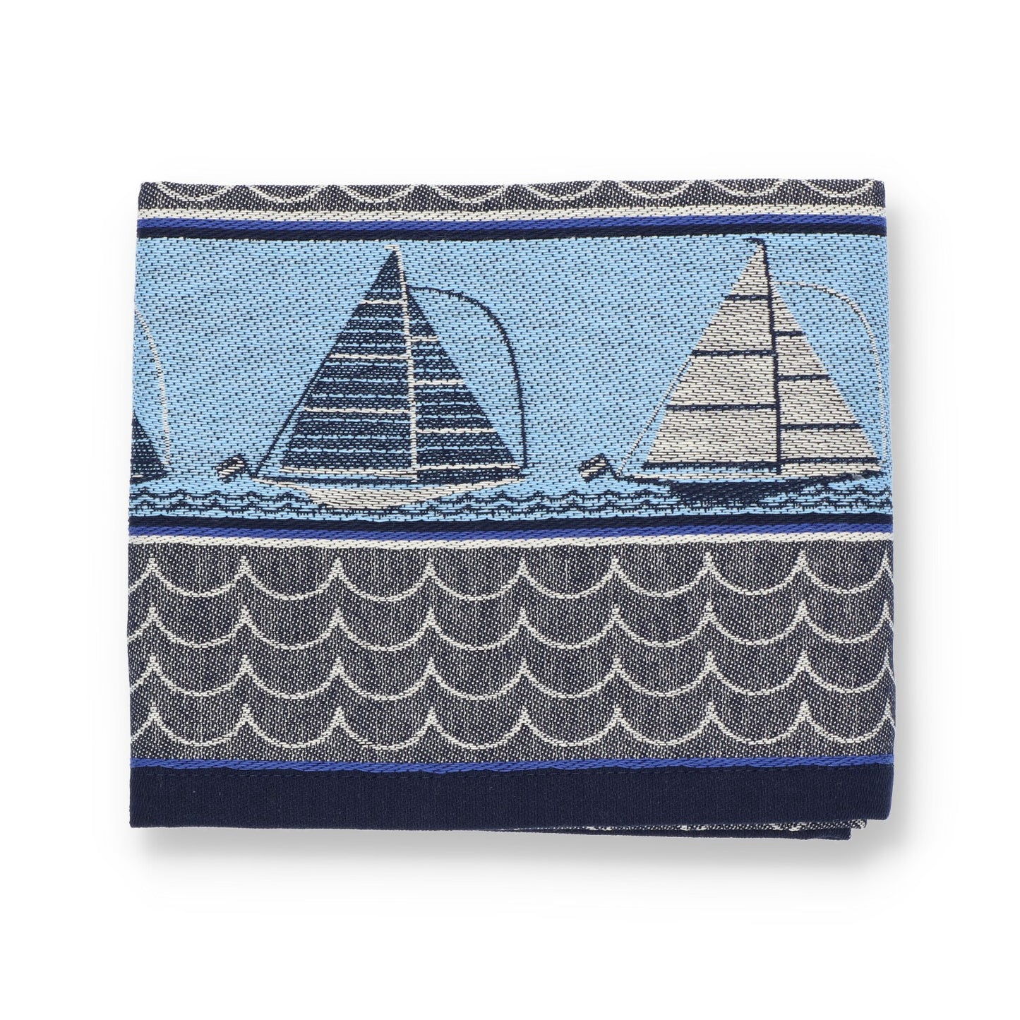 Theedoek Boot Donkerblauw
