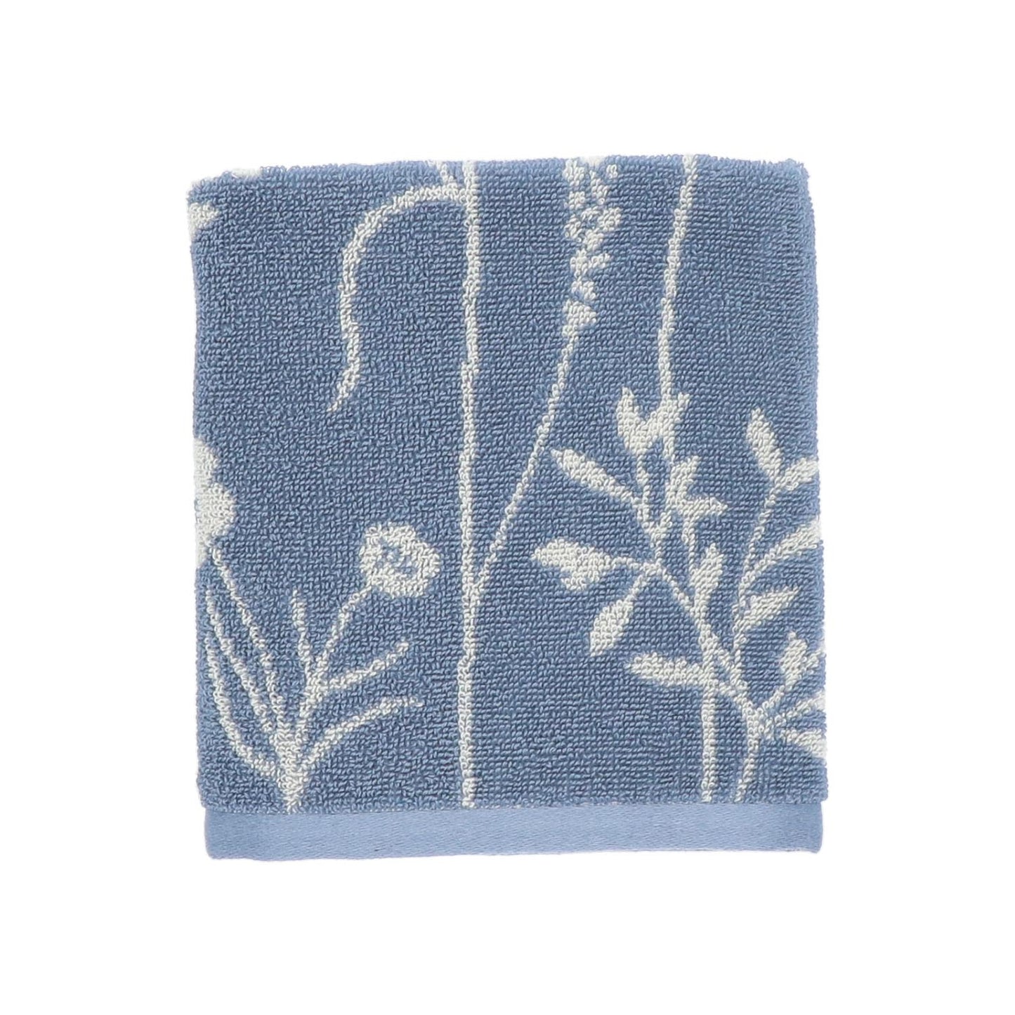 Keukendoek Wild Flowers Grijsblauw