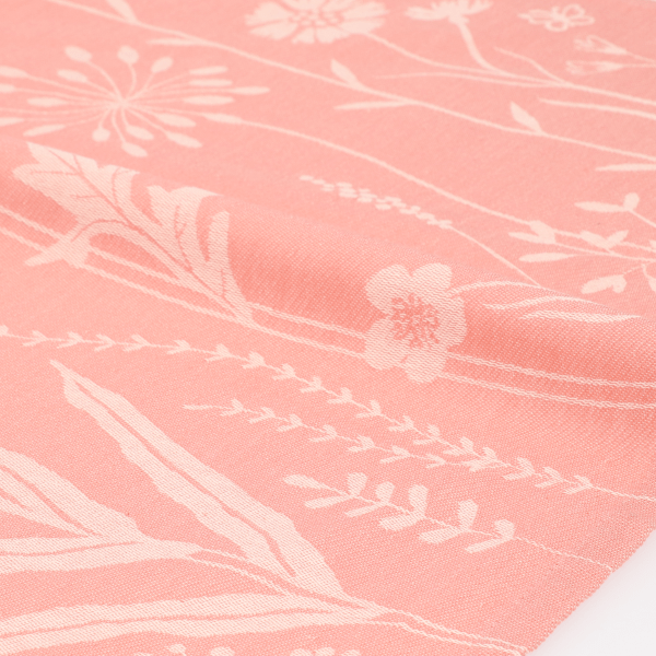 Theedoek Wild Flowers Roze