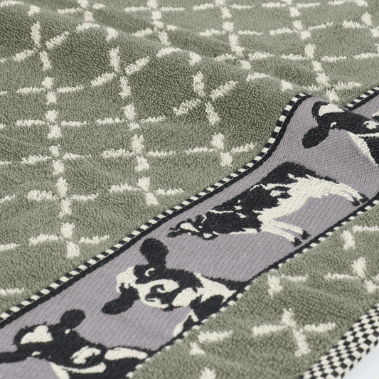 Keukendoek Koe Donkergroen