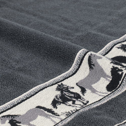 Keukendoek Paard Antraciet