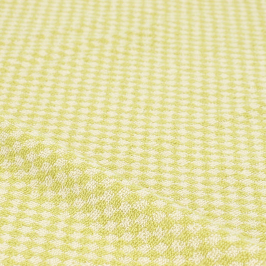 Limited Edition: Keukendoek Kleine Ruit Lime Groen GOTS