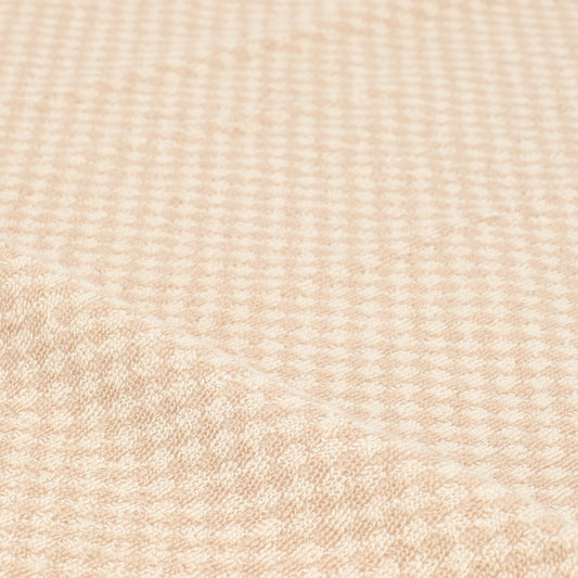 Limited Edition: Keukendoek Kleine Ruit Zand GOTS