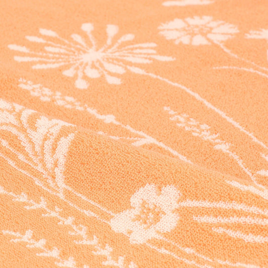 Limited Edition: Keukendoek Wild Flowers Oranje GOTS