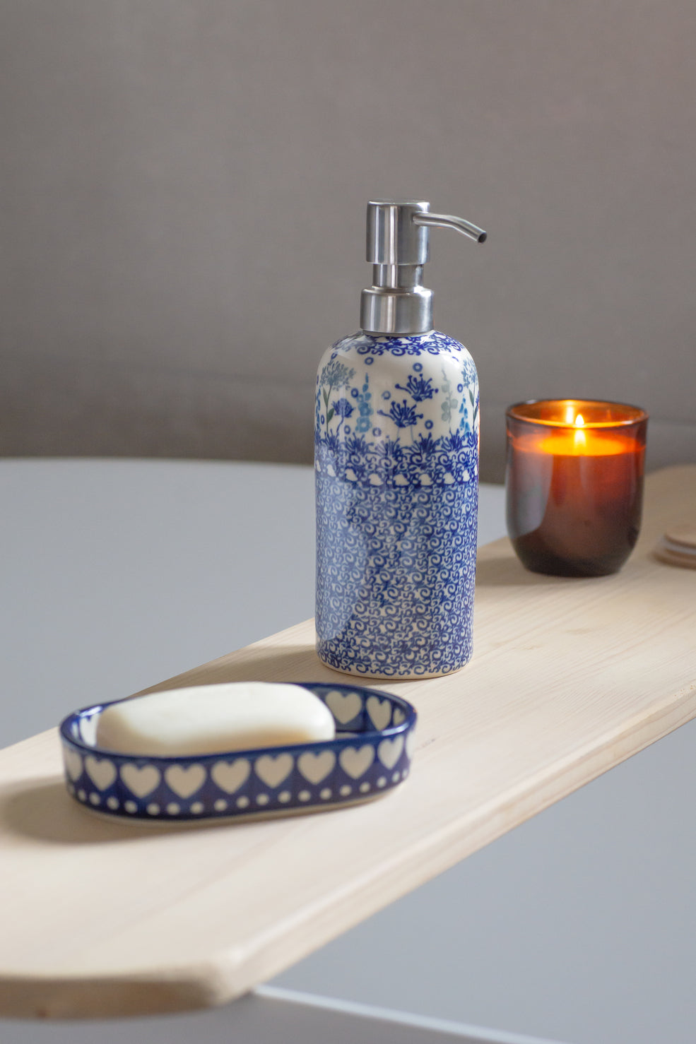 Zeeppomp hoog 350 ml - Floral Party