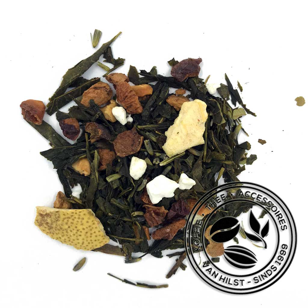 Groene thee met lavendel en citroen