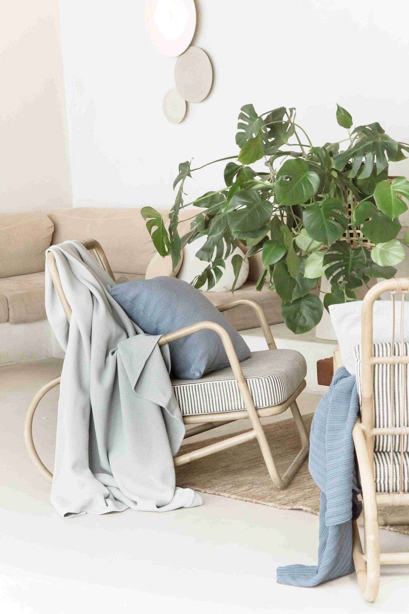 Cushion cover Savanna Sea Blue 40x60 cm