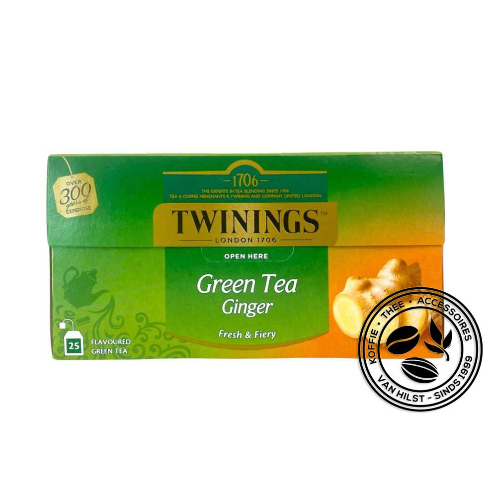 Green Tea Ginger - 25 theezakjes