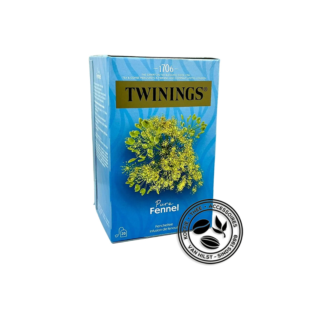 Twinings Pure Fennel - doosje met 20 zakjes puur venkelzaad.