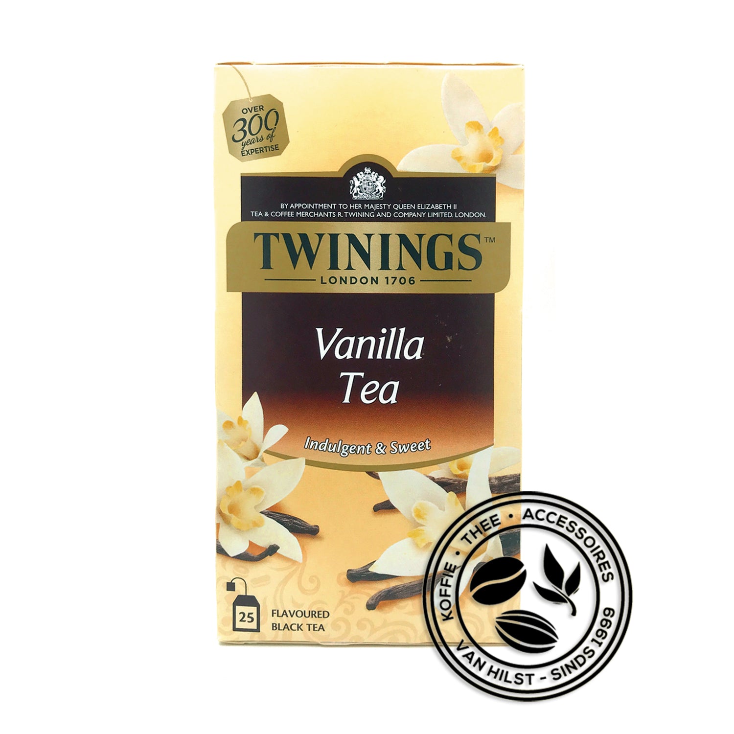 Twinings Vanilla Tea - Indulgent & Sweet - Doosje met 25 zakjes