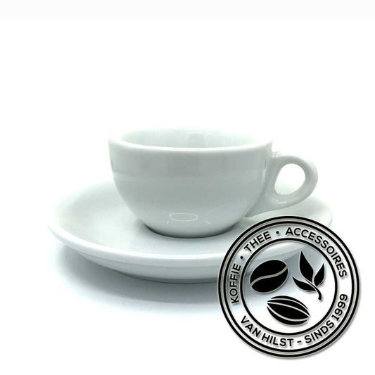 Costa Verde - Cappuccino Cup & Saucer, Apple Green