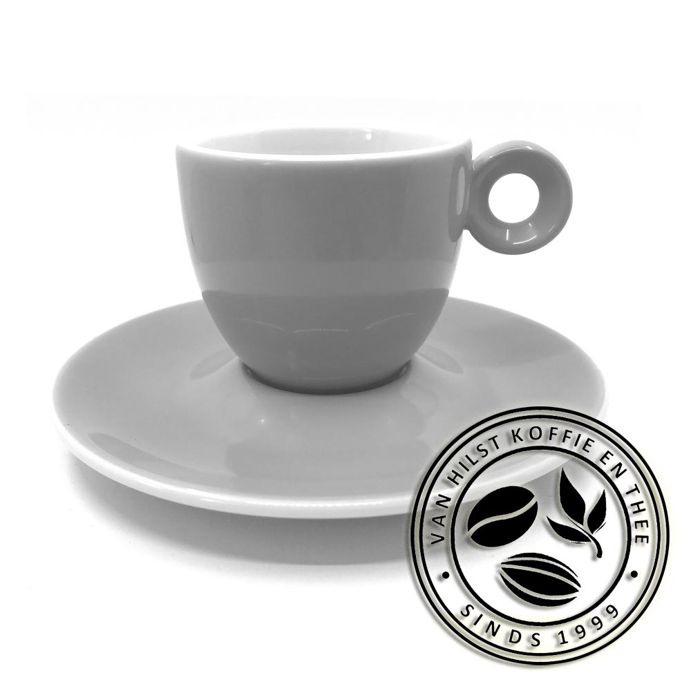 Costa Verde - Espresso Cup & Saucer, Grey