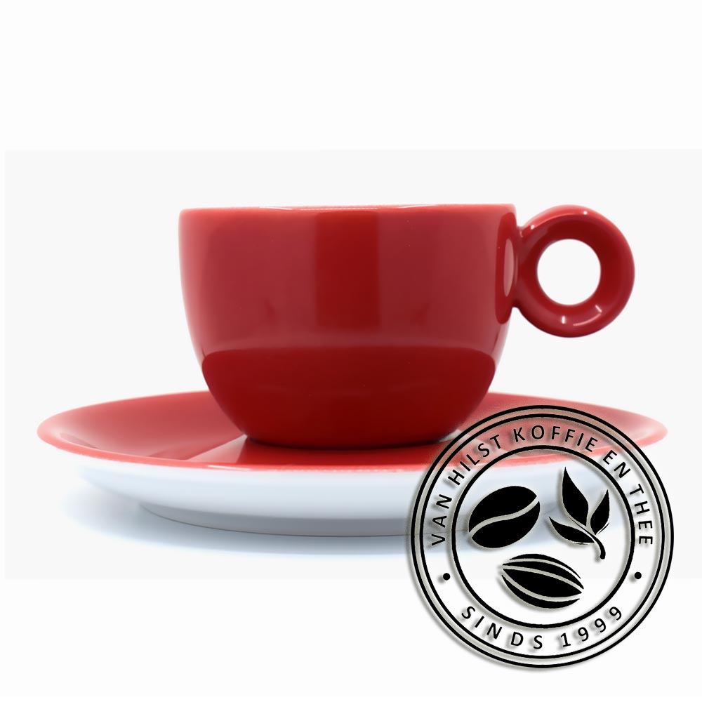 Costa Verde - Koffie Kop & Schotel, Rood