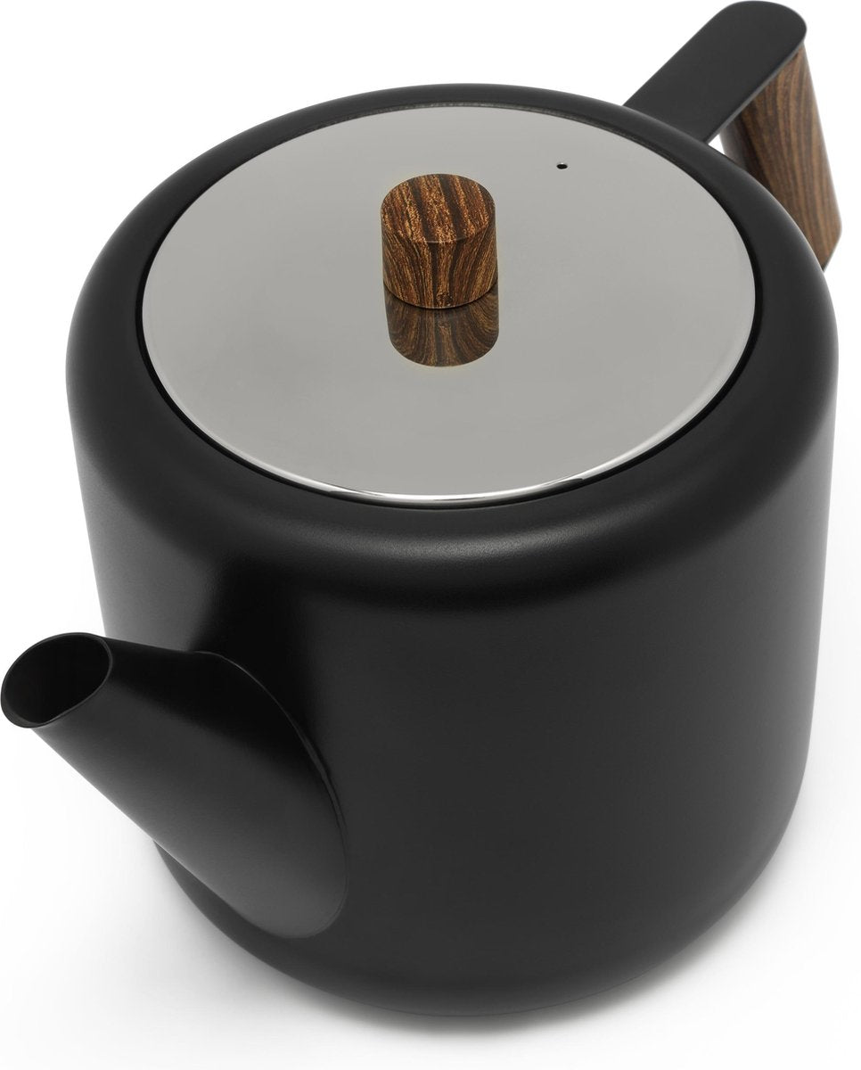 Theepot Boston Mat Zwart