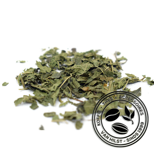 Verveine (in het Nederlands IJzerhard): aromatisch en licht citroenachtig qua smaak. Pure kruidenthee.