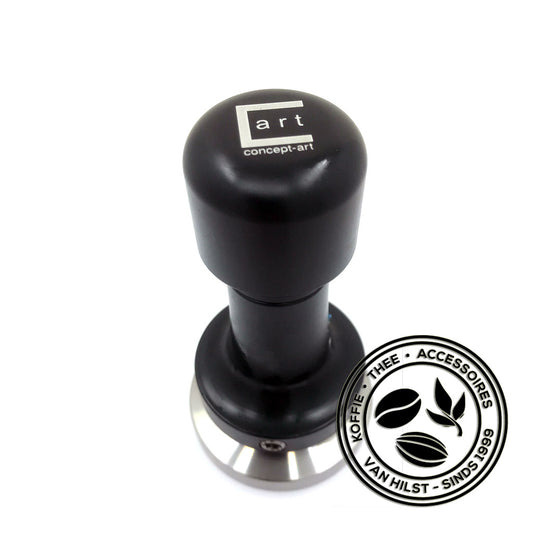 Tamper Technik 58 - Black Aluminum & Stainless Steel