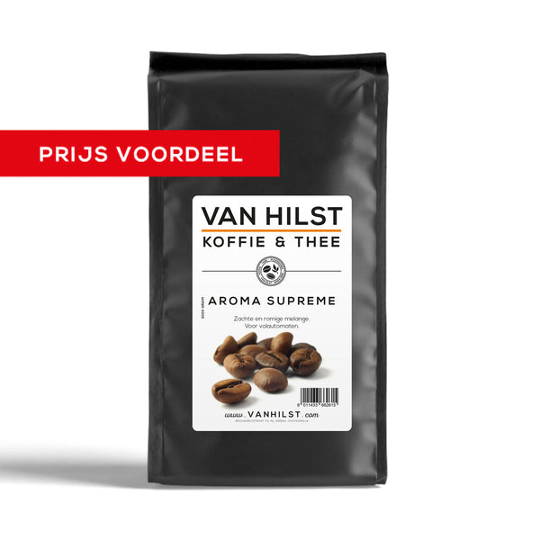 Van Hilst Koffie en Thee - Aroma koffiebonen nu ook klein verpakt