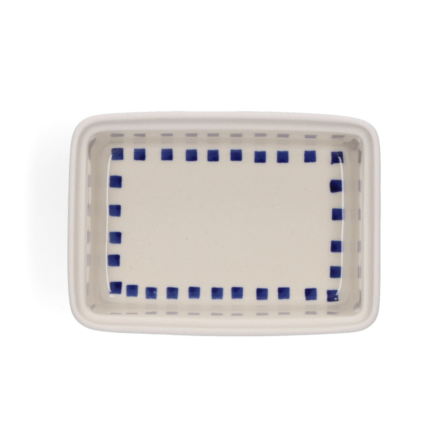 Botervloot Rechthoekig - Blue Diamond