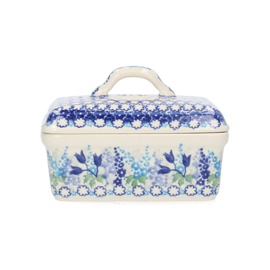 Botervloot Rechthoekig - Blue Garden