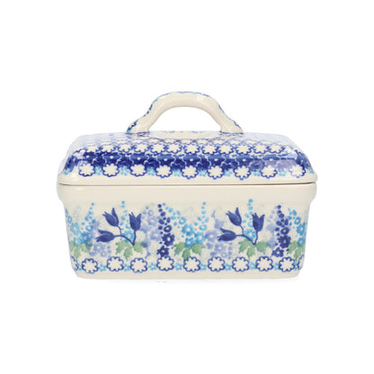 Botervloot Rechthoekig - Blue Garden