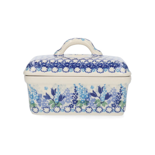 Botervloot Rechthoekig - Blue Garden
