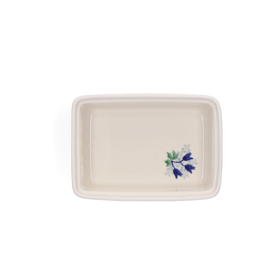 Botervloot Rechthoekig - Blue Garden