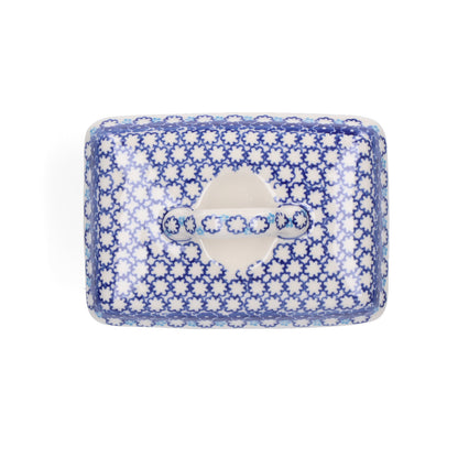 Botervloot Rechthoekig - Blue Garden