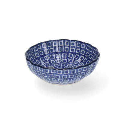 Gewelfde Kom 220 ml - Blue Diamond