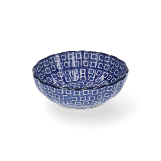 Gewelfde Kom 220 ml - Blue Diamond