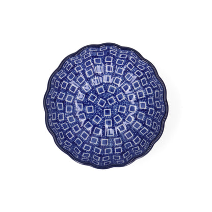 Gewelfde Kom 220 ml - Blue Diamond