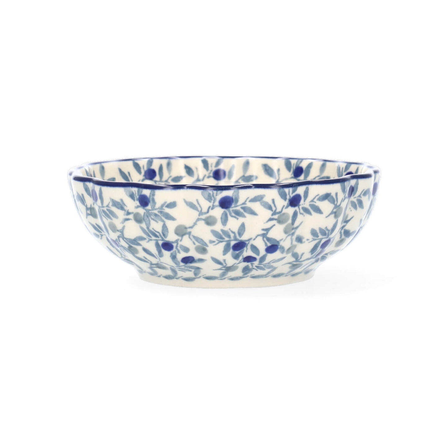 Gewelfde Kom 220 ml - Blue Olive