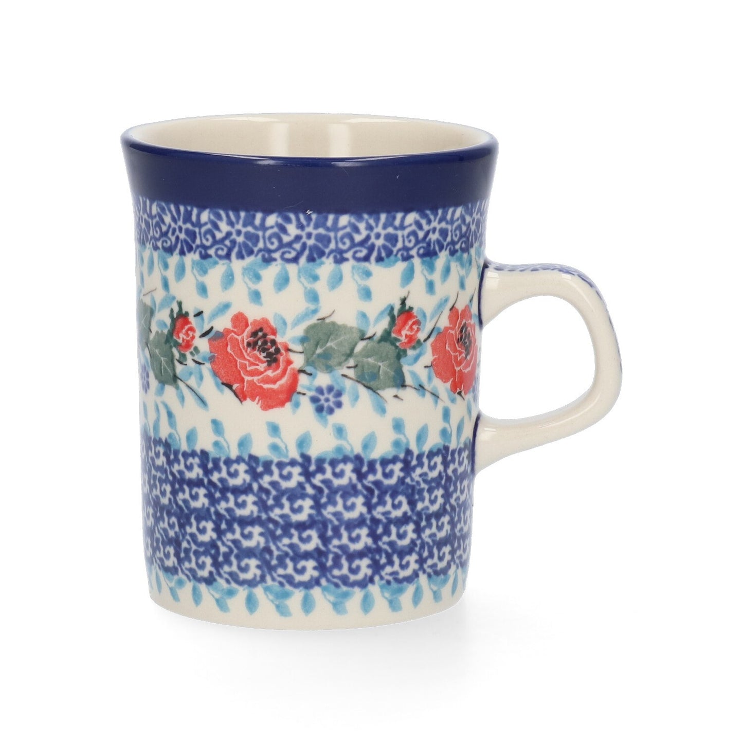 Rechte Mok 250 ml - English Rose