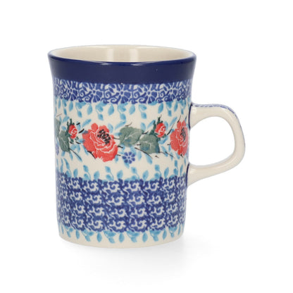 Rechte Mok 250 ml - English Rose