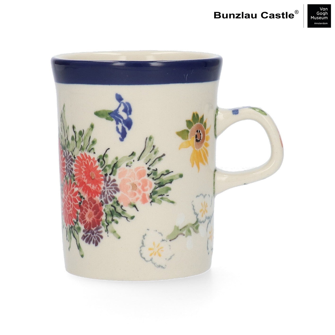 Rechte Mok 250 ml - VGM Vincent's Flowers UNIKAT