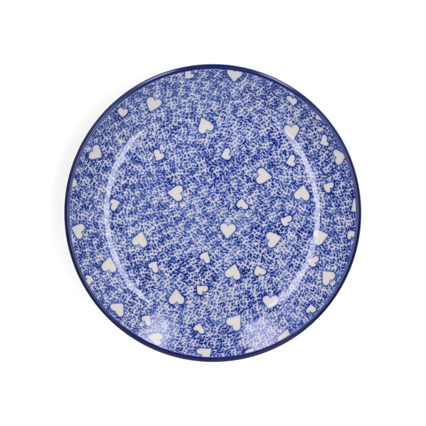 Ontbijtbord Ø: 20 cm - White Hearts