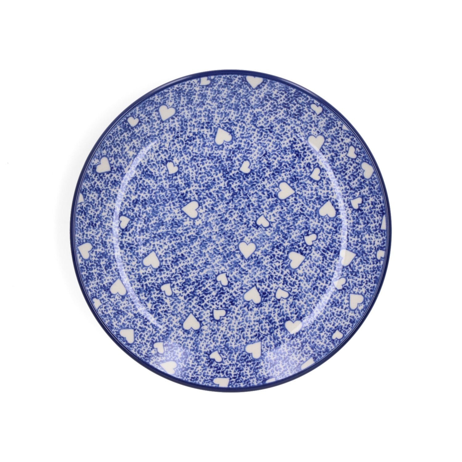 Ontbijtbord Ø: 20 cm - White Hearts