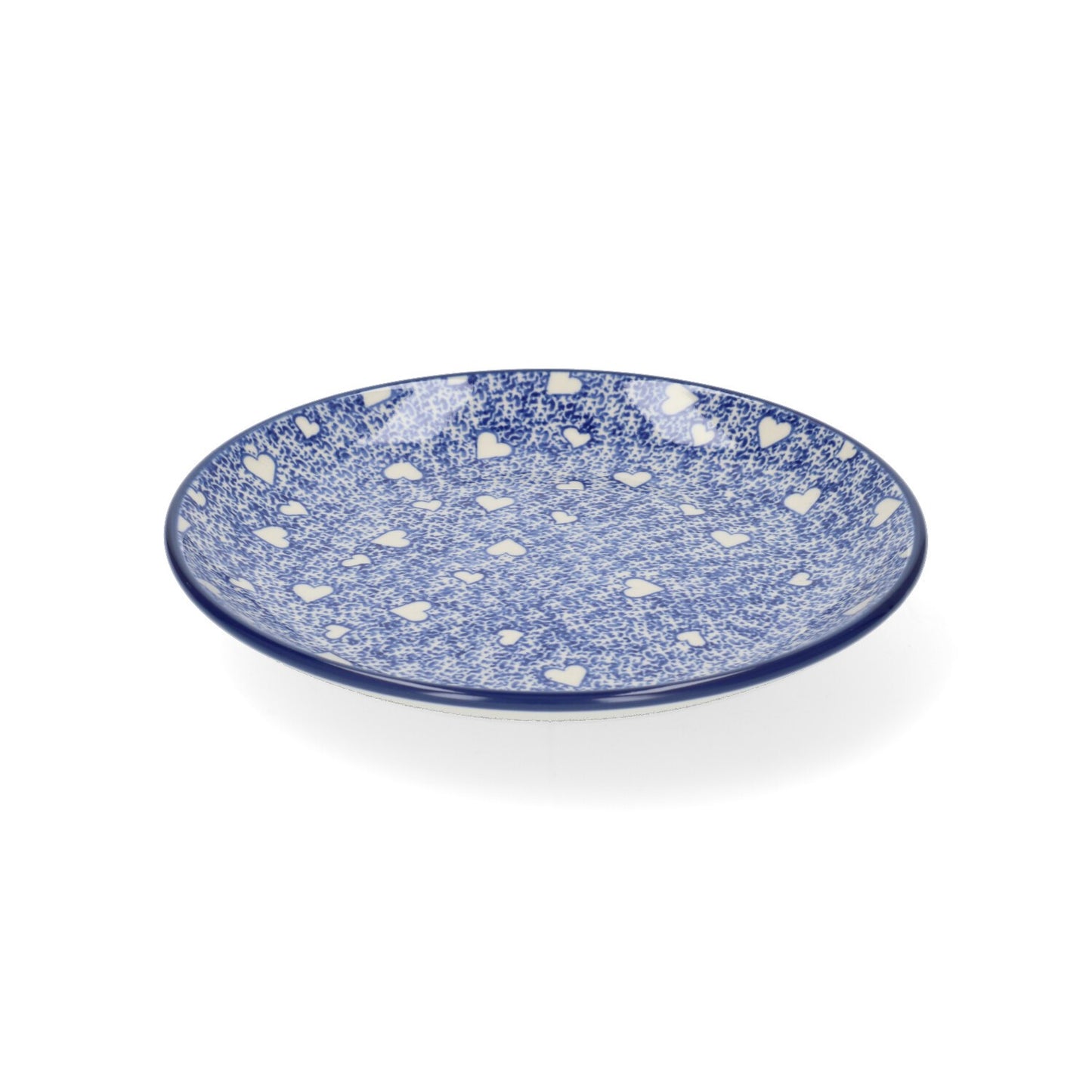 Ontbijtbord Ø: 20 cm - White Hearts