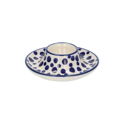 Eierbecher flach - Crazy Dots