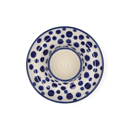 Eierbecher flach - Crazy Dots