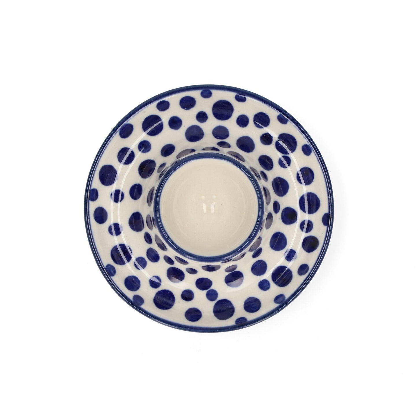 Eierbecher flach - Crazy Dots