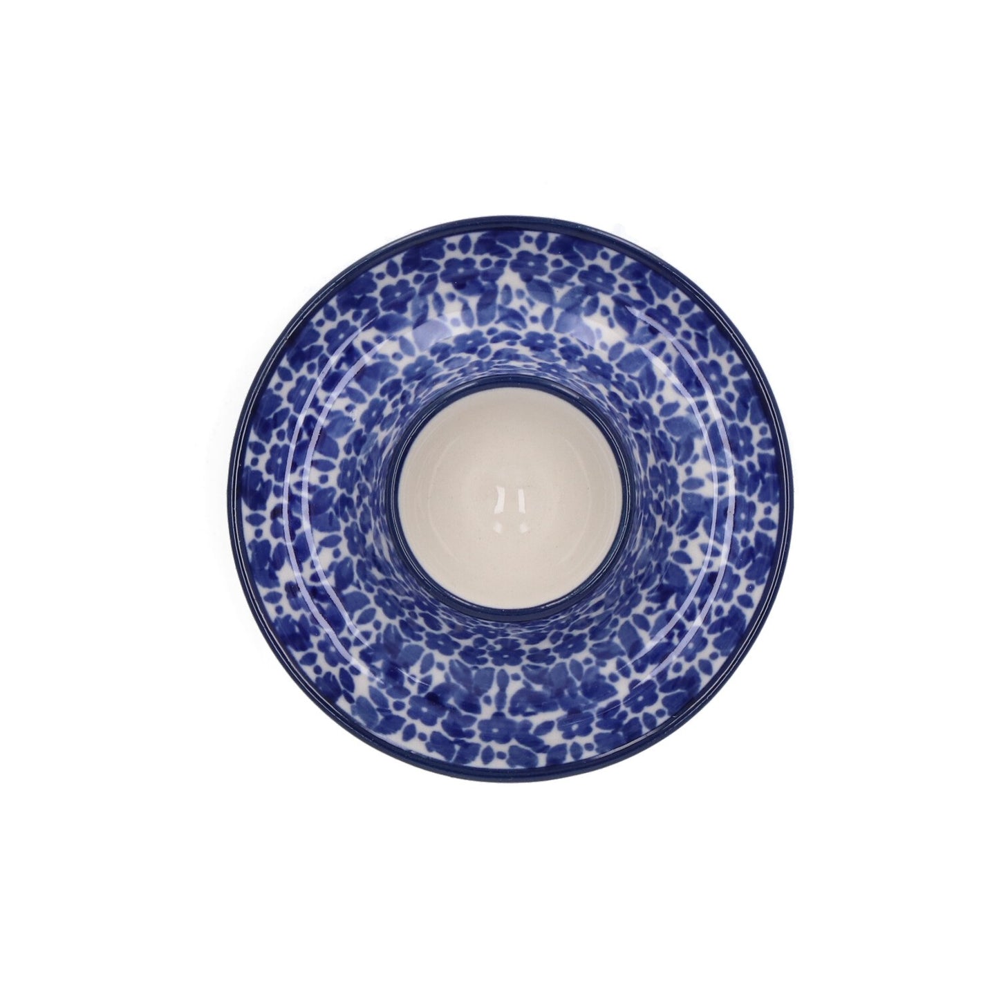 Eierdopje plat - Indigo