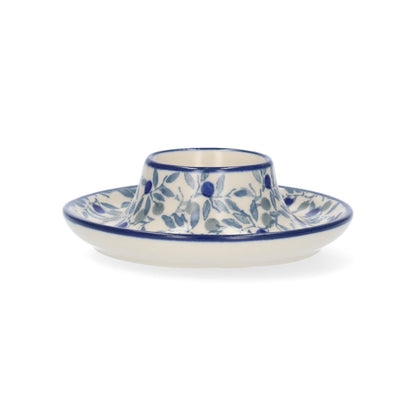 Eierdopje plat - Blue Olive