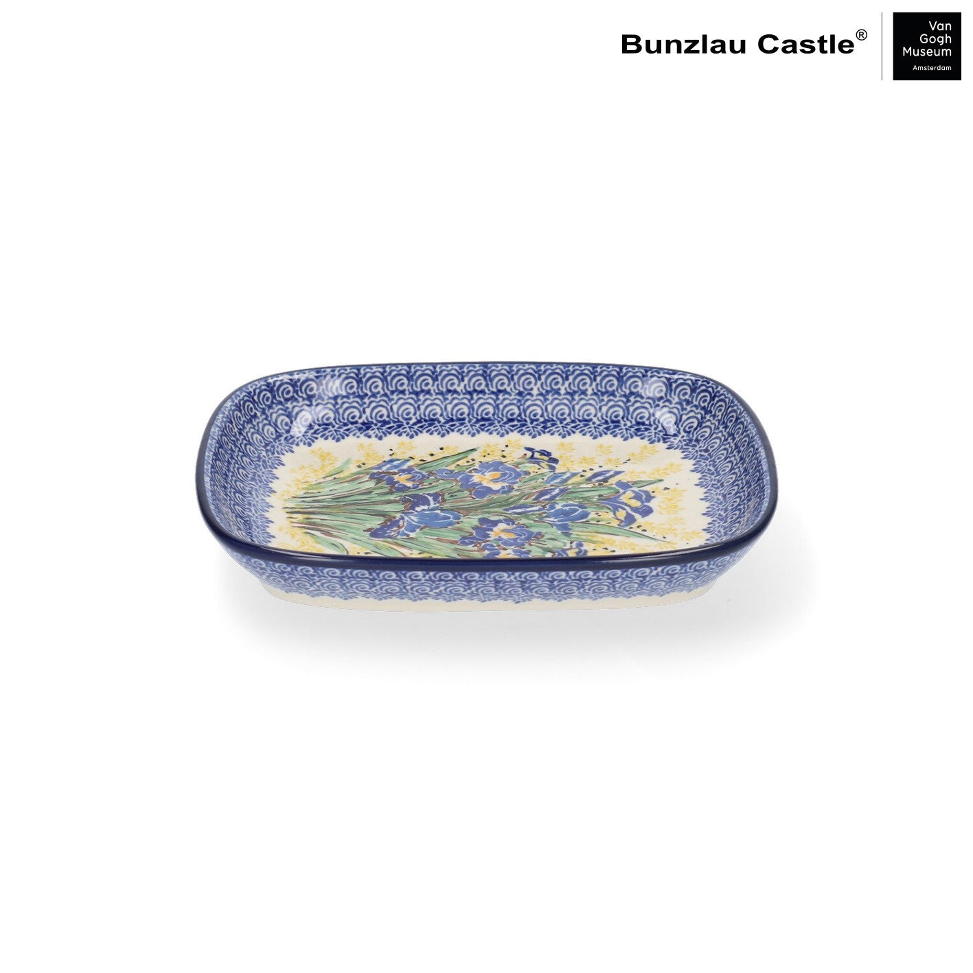 Schotel Rechthoek - VGM Irises UNIKAT