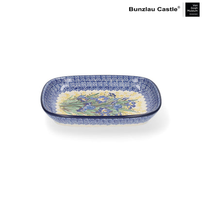 Schotel Rechthoek - VGM Irises UNIKAT