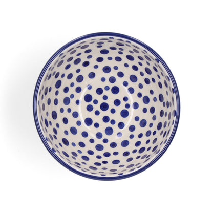 Bowl on foot 630 ml Crazy Dots