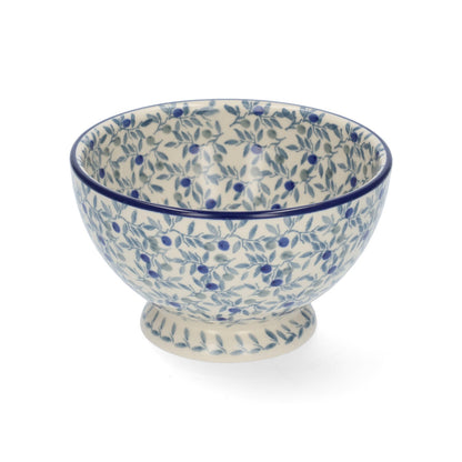 Kom op voet 630 ml - Blue Olive