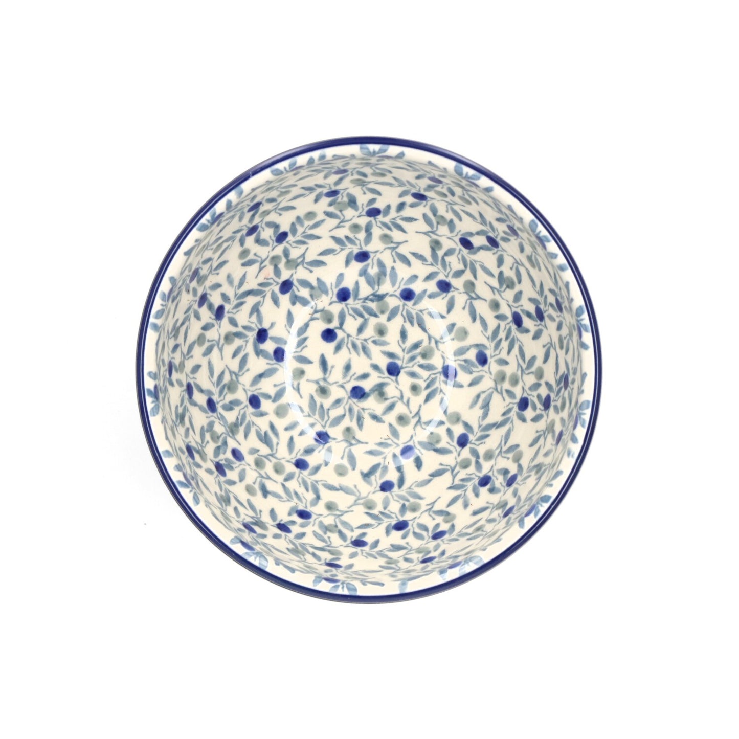 Kom op voet 630 ml - Blue Olive